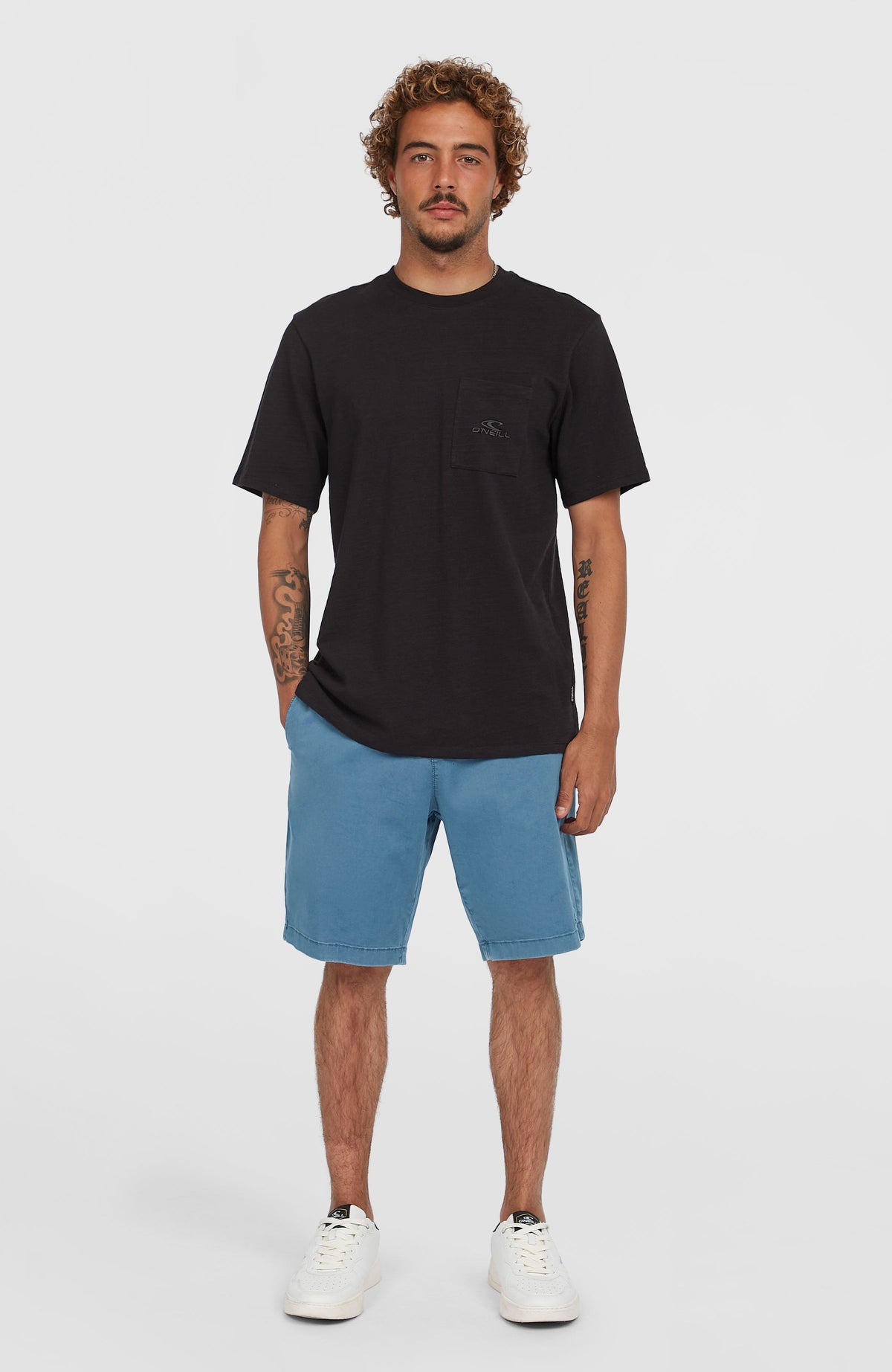 Essentials Chino-Shorts | Copen Blue
