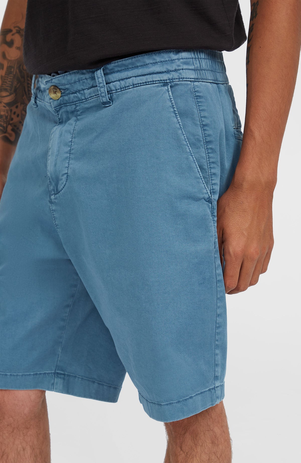 Essentials Chino-Shorts | Copen Blue