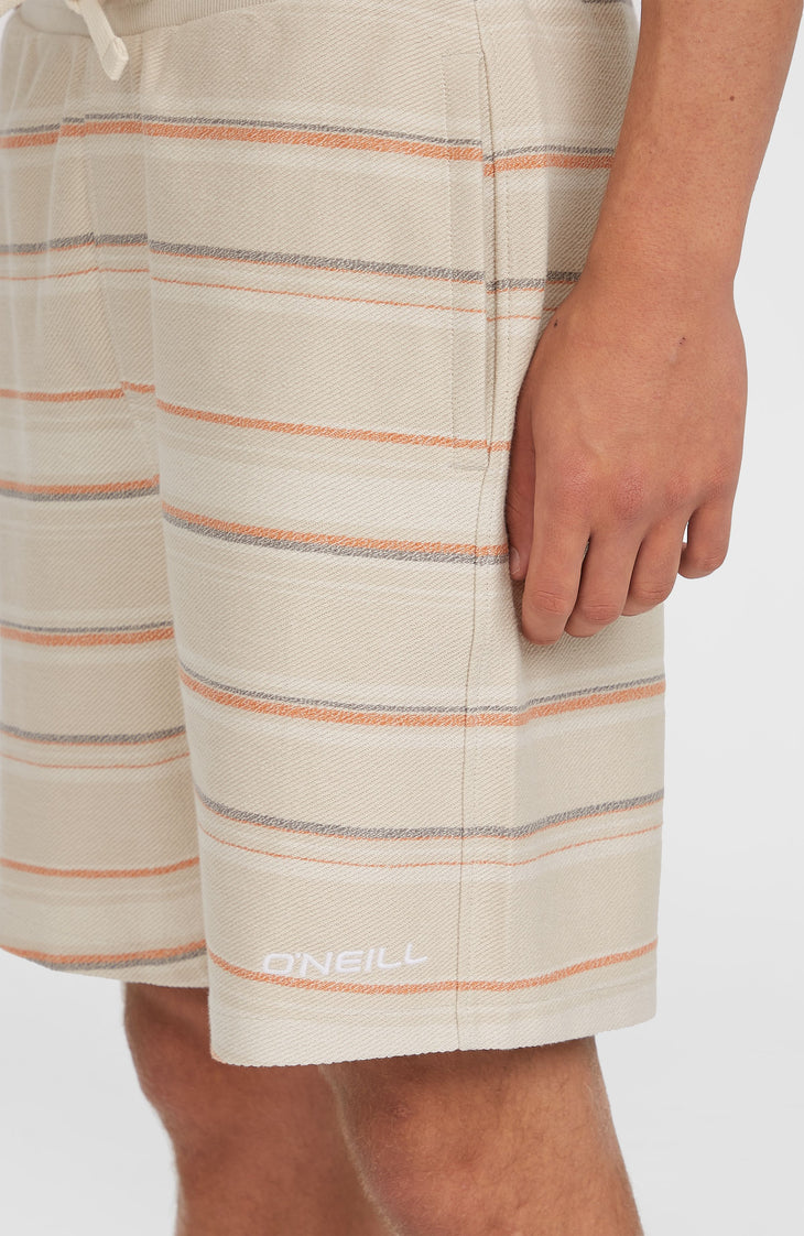 Bavaro Shorts | Beige/Orange Bavaro Stripe