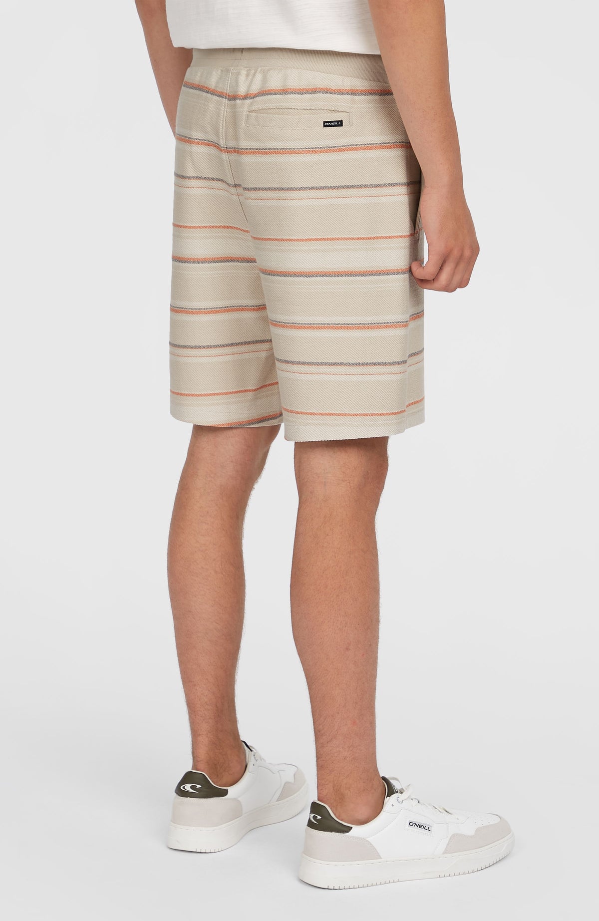 Bavaro Shorts | Beige/Orange Bavaro Stripe