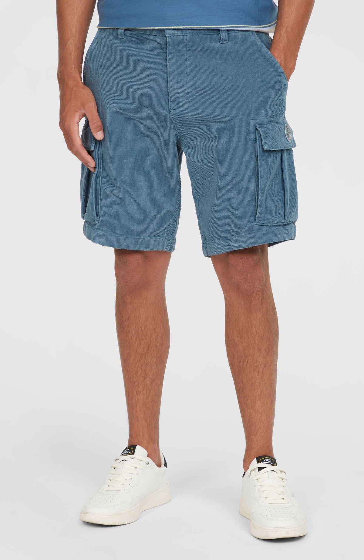 O'Riginals Cord-Cargo-Shorts | Copen Blue