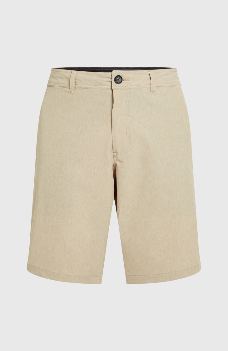 Hybrid 19" Melange Shorts | Cocoa Sand