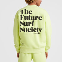 Future Surf Crew Sweatshirt | Sunny Lime