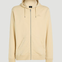 Small Logo Kapuzenjacke mit Reißverschluss | Muslin