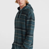 Bavaro Hoodie | Blue Ikat Stripe