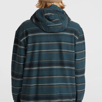 Bavaro Hoodie | Blue Ikat Stripe