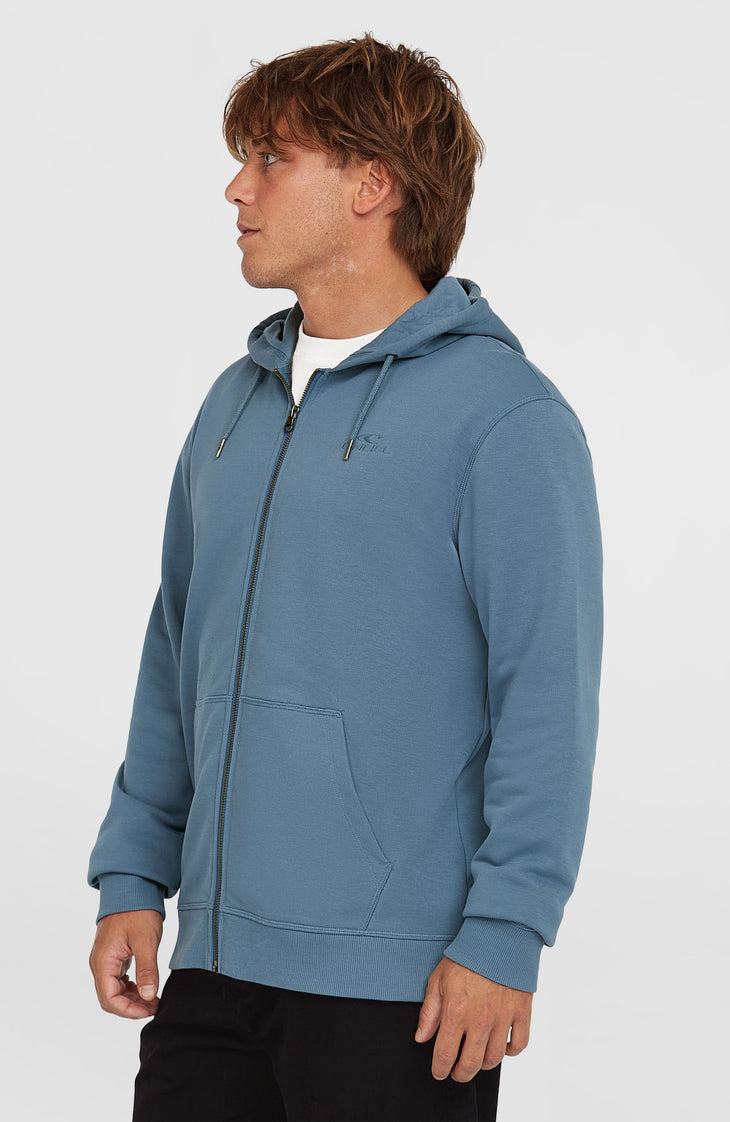 Small Logo Kapuzenjacke mit Reißverschluss | Copen Blue