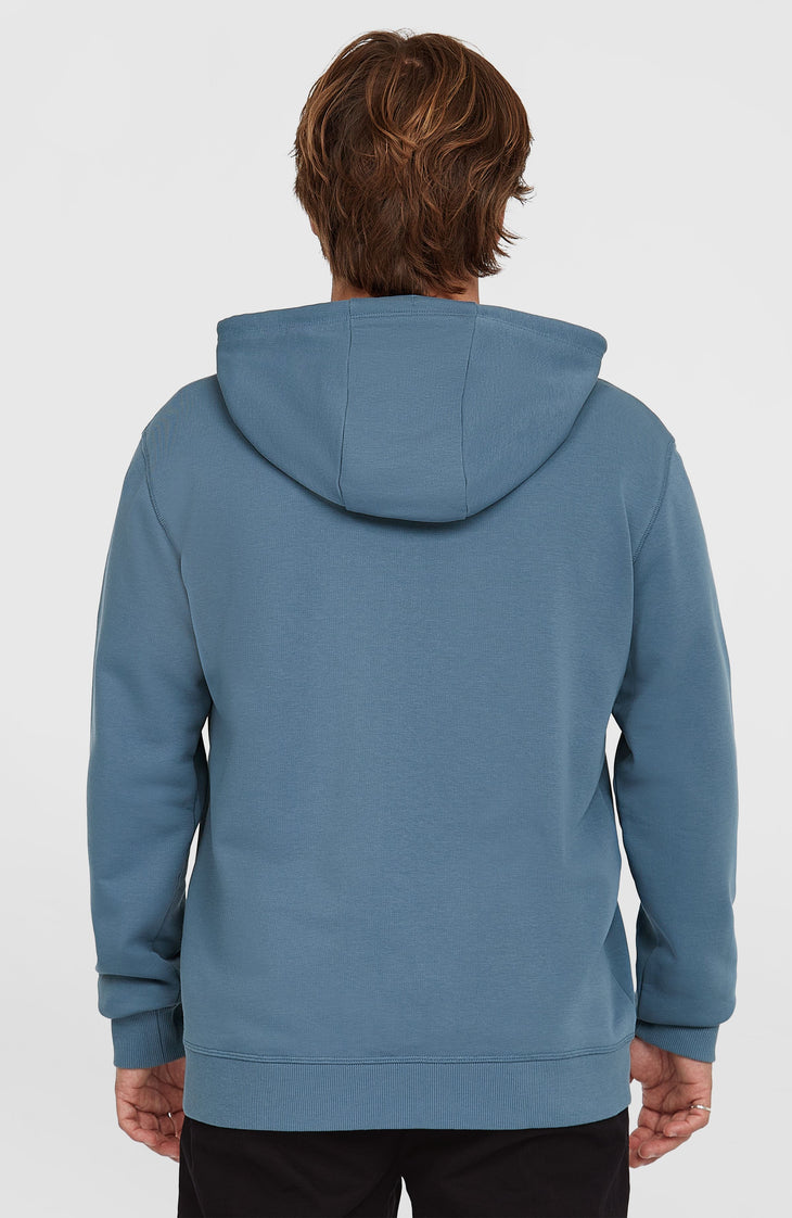 Small Logo Kapuzenjacke mit Reißverschluss | Copen Blue