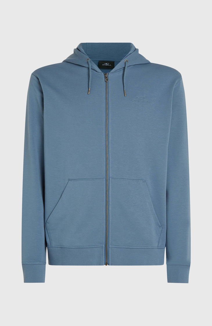 Small Logo Kapuzenjacke mit Reißverschluss | Copen Blue