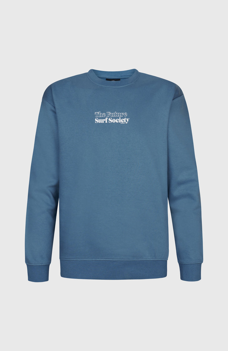Future Surf Society Crew Sweatshirt | Copen Blue