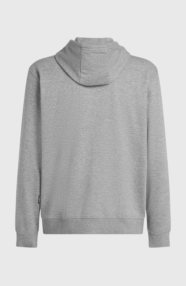 Small Logo Kapuzenjacke mit Reißverschluss | Silver Melee