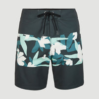 Hyperfreak Camorro 17'' Boardshorts | Grey Art Flower