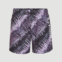 Cali Melting 16'' Badehose | Grey Tie Dye