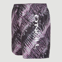 Cali Melting 16'' Badehose | Grey Tie Dye