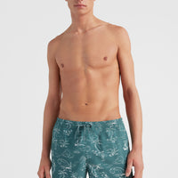 Cali Circle Surfer 16'' Badehose | Blue Circle Surfer