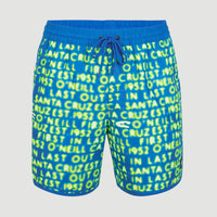 Scallop Neon 16'' Badehose | Bright Blue Neon Lights