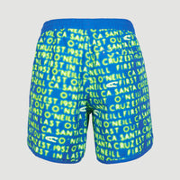 Scallop Neon 16'' Badehose | Bright Blue Neon Lights