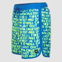 Scallop Neon 16'' Badehose | Bright Blue Neon Lights