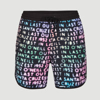 Scallop Neon 16'' Badehose | Black Neon Lights