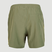 Cali Tape 15'' Badehose | Deep Lichen Green