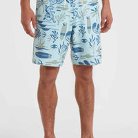 Hyperfreak Mysto Scallop 19'' Boardshorts | Blue Sky Mysto Scallop