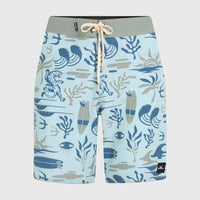 Hyperfreak Mysto Scallop 19'' Boardshorts | Blue Sky Mysto Scallop