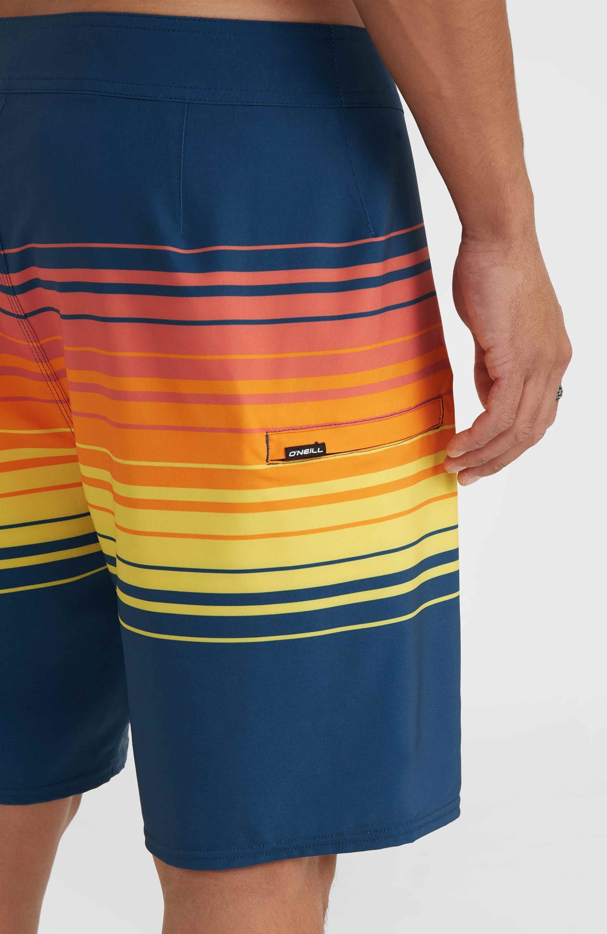 Hyperfreak Heat Stripe Line 19'' Boardshorts | Indigo Stripe Panel
