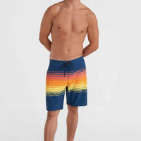 Hyperfreak Heat Stripe Line 19'' Boardshorts | Indigo Stripe Panel