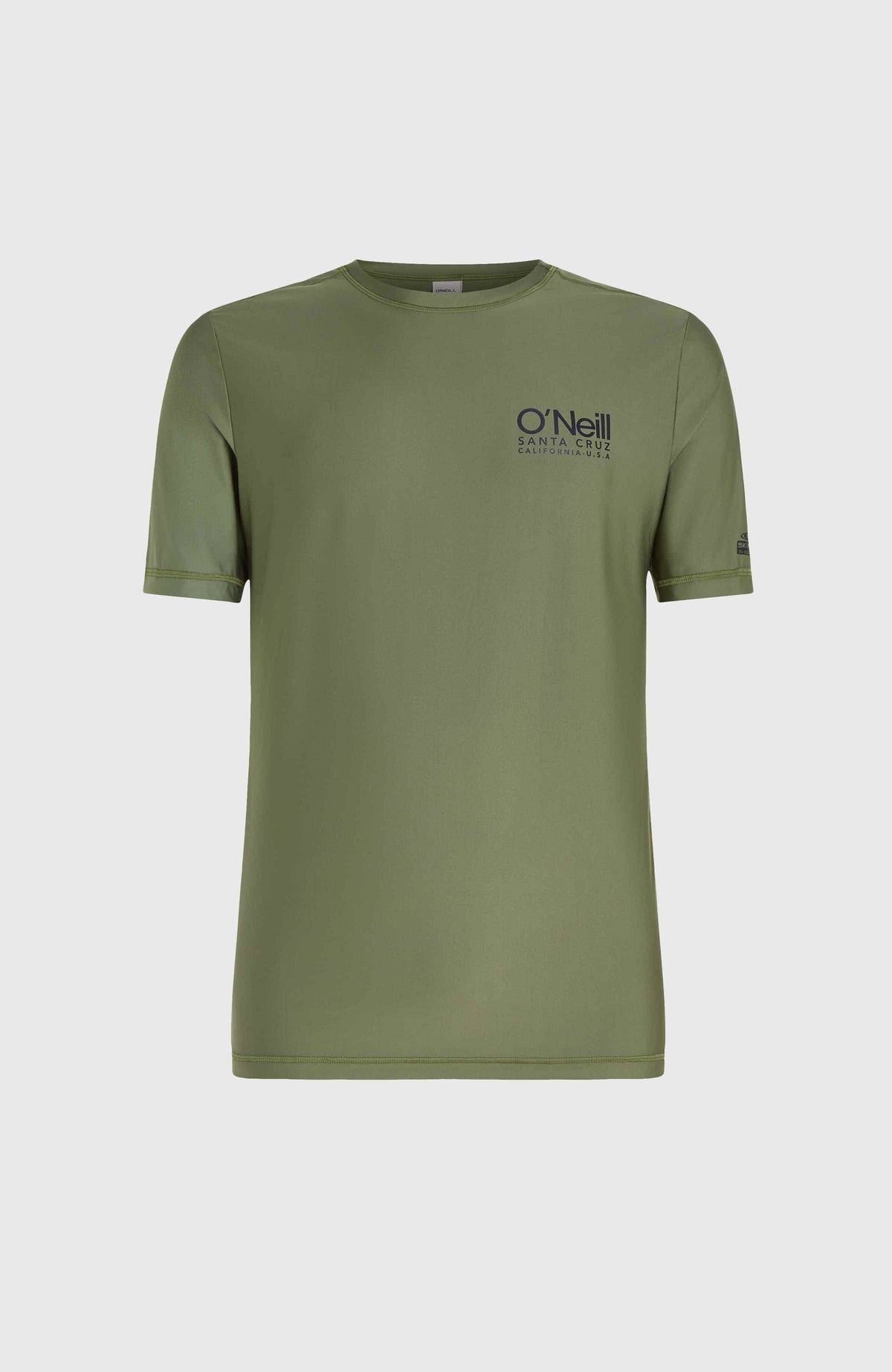 Essentials Cali Shortsleeve-Schwimmshirt | Deep Lichen Green
