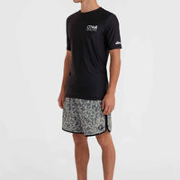 Essentials Cali Shortsleeve-Schwimmshirt | Black Out