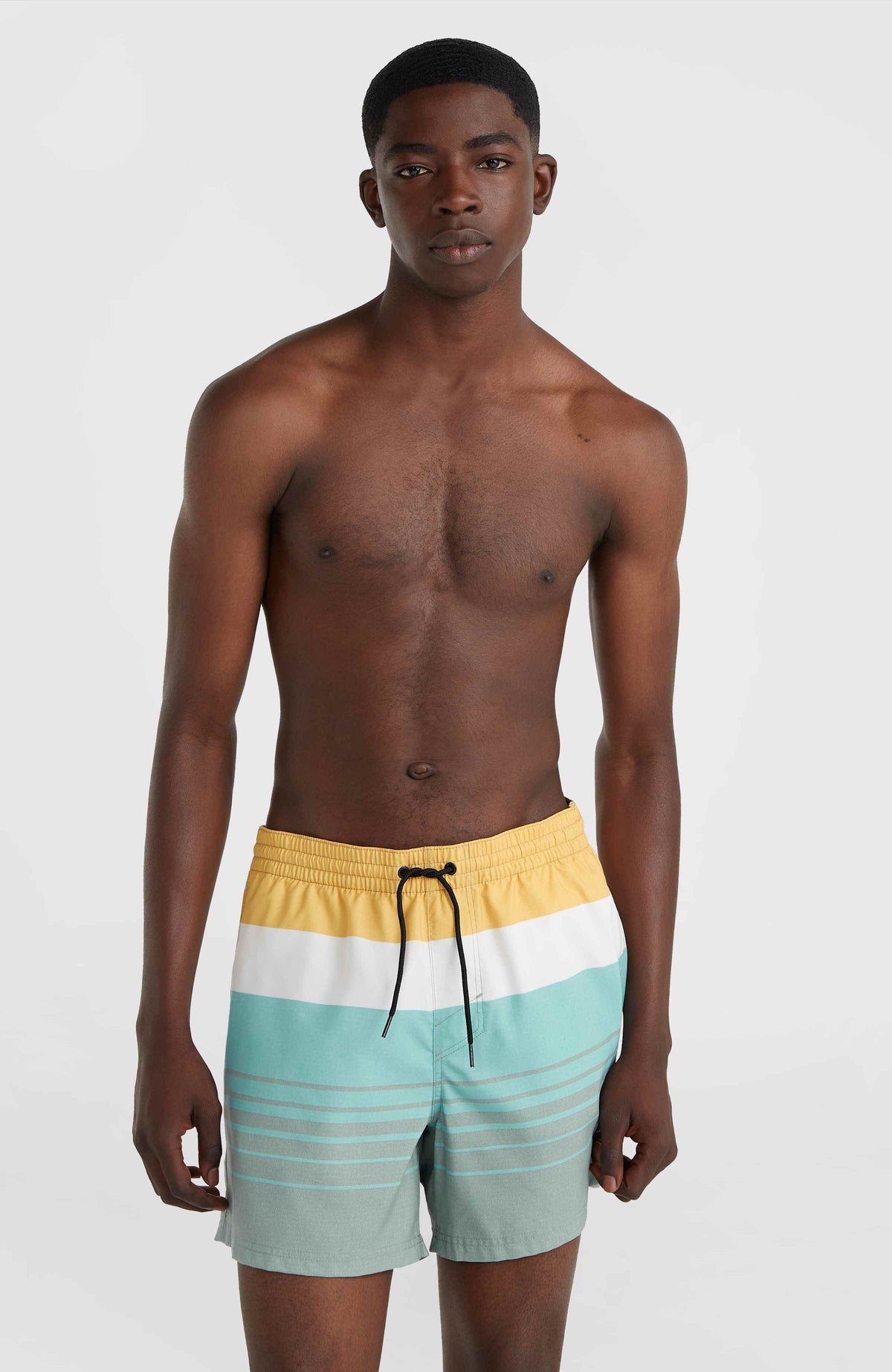 Mix and Match Cali Print 15'' Badehose | Green Mix&Match Panel Print