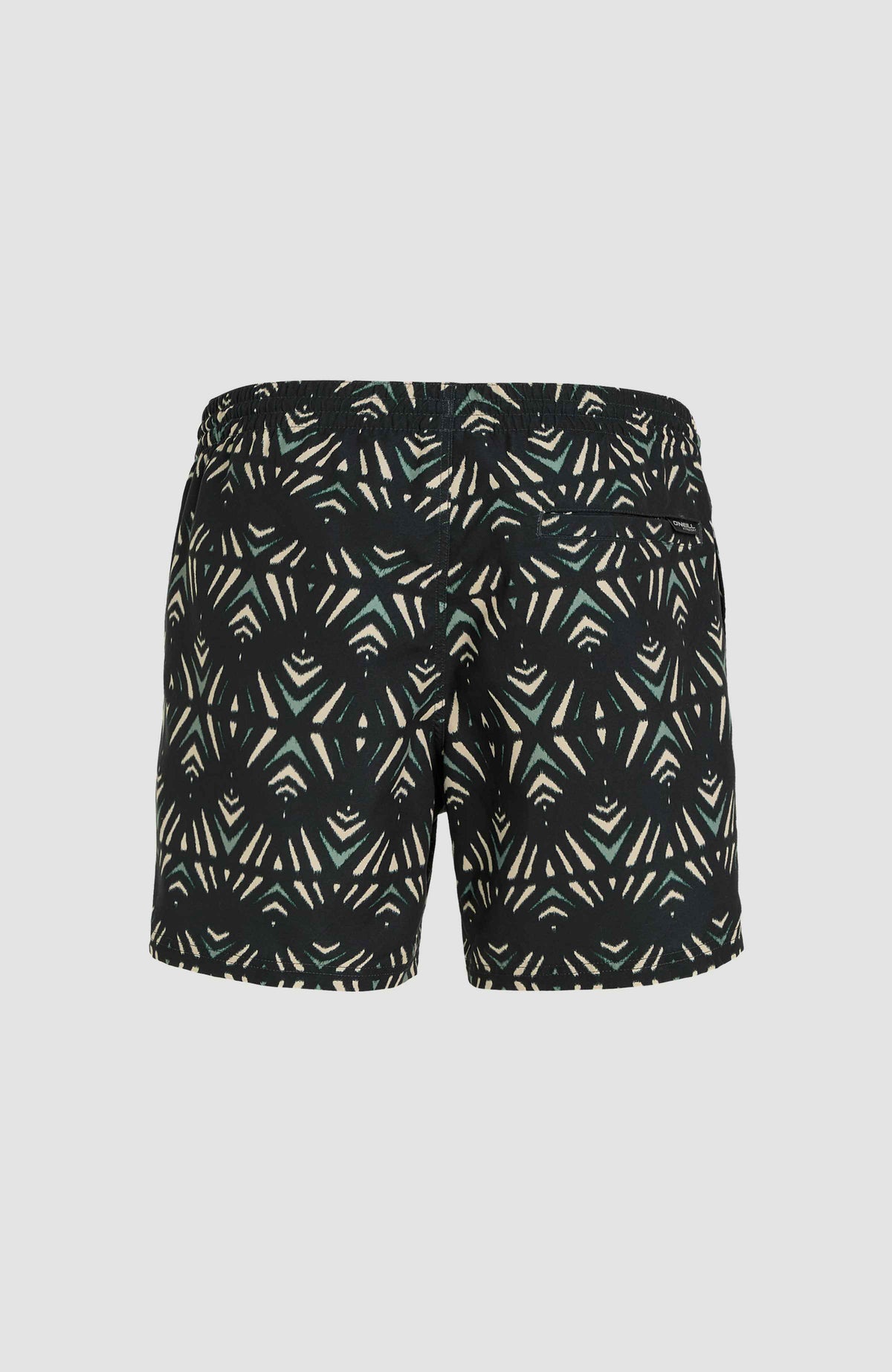 Mix and Match Cali Print 15'' Badehose | Black Fade IKAT