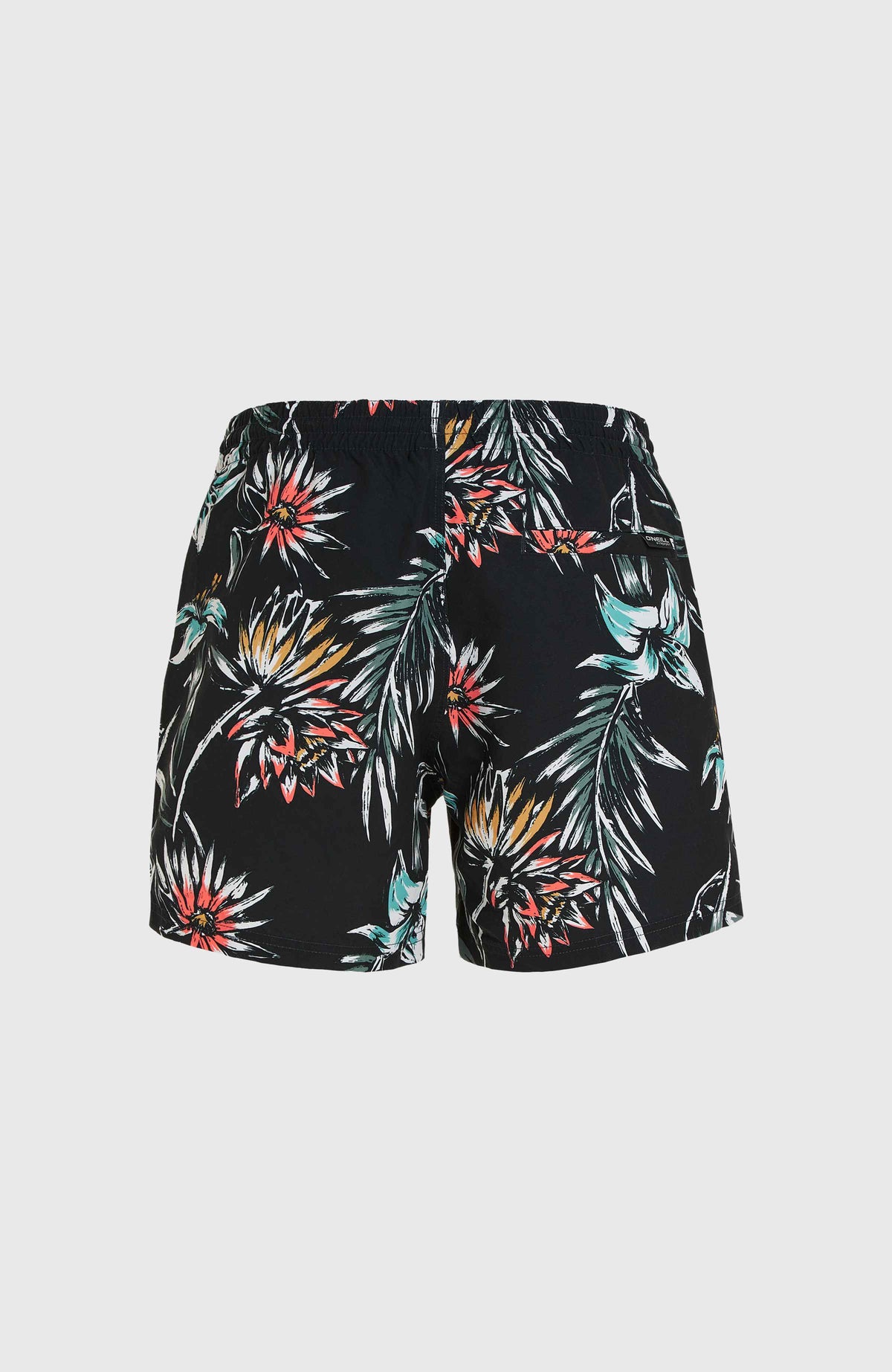 Mix and Match Cali Print 15'' Badehose | Black Tropicana