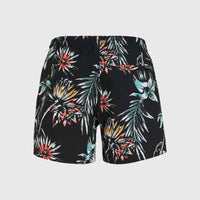 Mix and Match Cali Print 15'' Badehose | Black Tropicana