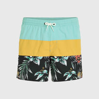 Mix and Match Cali Block 15'' Badehose | Golden Haze