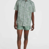 Mix and Match Cali Block 15'' Badehose | Green Vintage Surfer