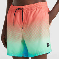 Jack O'Neill Cali Gradient 15'' Badehose | Living Coral Simple Gradient Panel