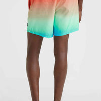 Jack O'Neill Cali Gradient 15'' Badehose | Living Coral Simple Gradient Panel