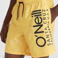 Mix and Match Cali 16'' Badehose | Yellow Tonal Tropicana