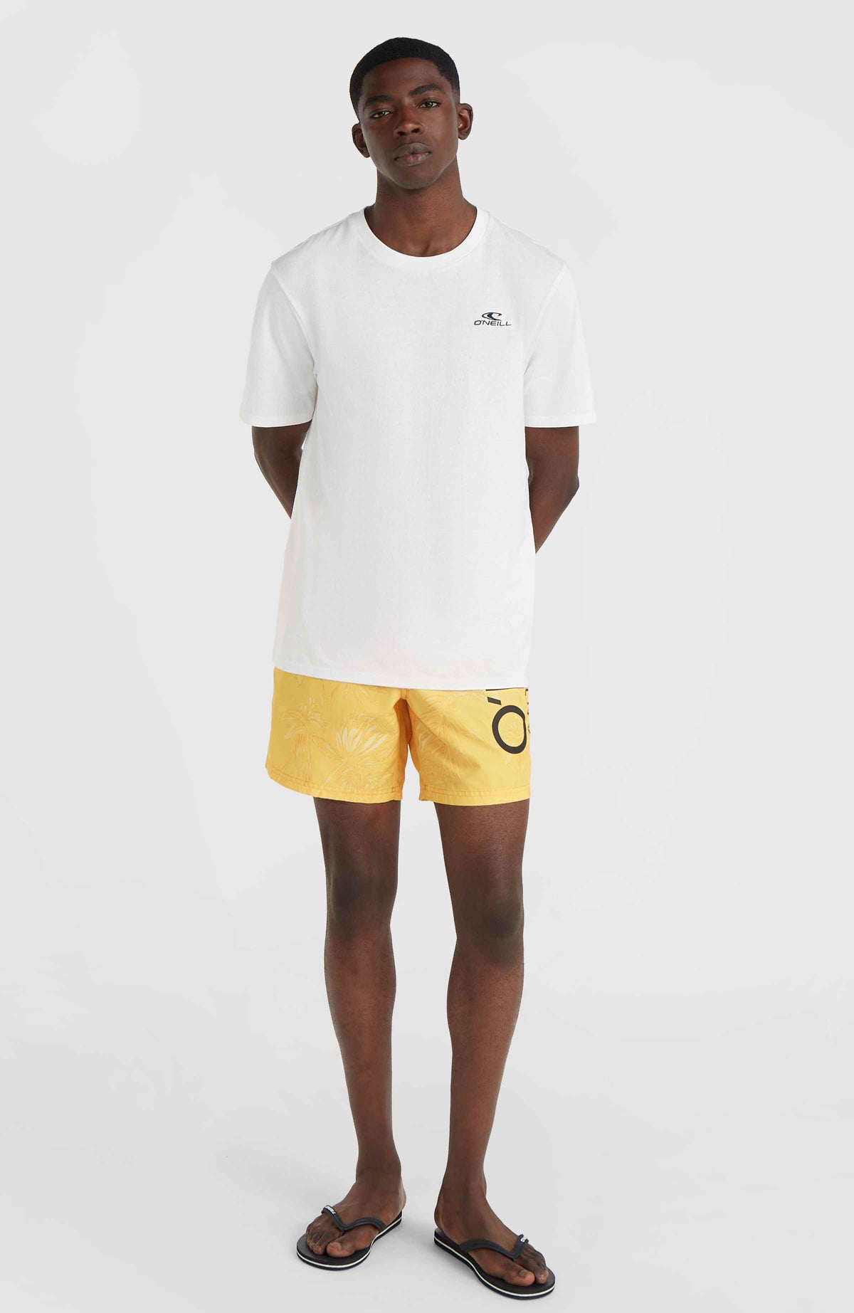 Mix and Match Cali 16'' Badehose | Yellow Tonal Tropicana