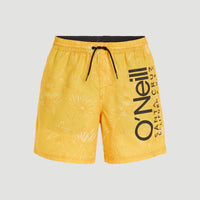 Mix and Match Cali 16'' Badehose | Yellow Tonal Tropicana