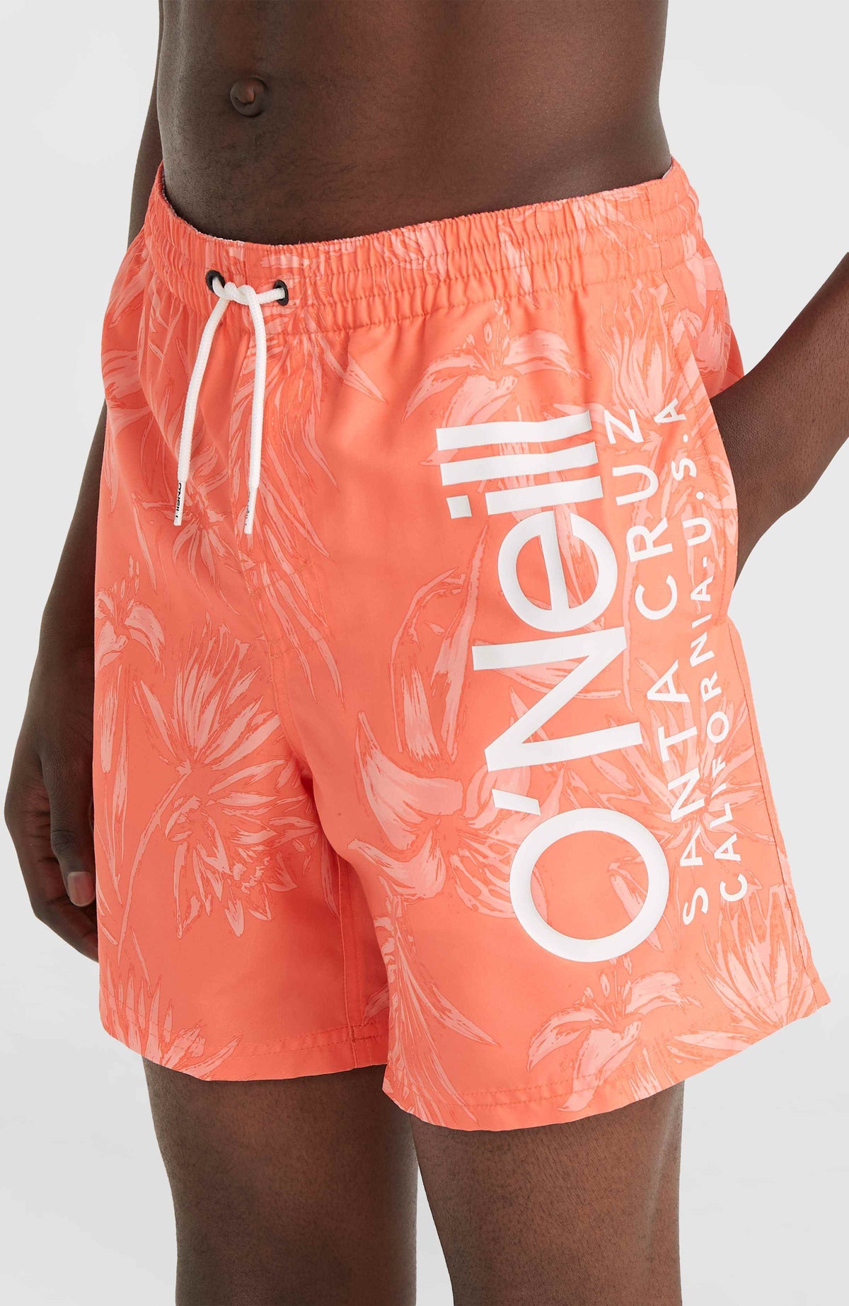 Mix and Match Cali 16'' Badehose | Living Coral Tonal Tropicana