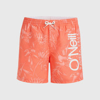 Mix and Match Cali 16'' Badehose | Living Coral Tonal Tropicana