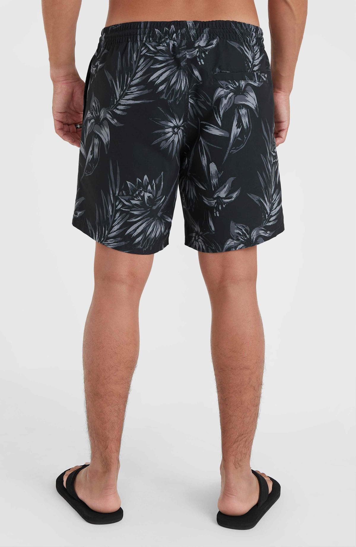 Mix and Match Cali 16'' Badehose | Black Tonal Tropican