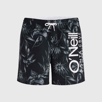 Mix and Match Cali 16'' Badehose | Black Tonal Tropican