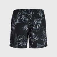 Mix and Match Cali 16'' Badehose | Black Tonal Tropican