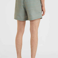 Jack O'Neill Cali First 15'' Badehose | Green First Name Stripe