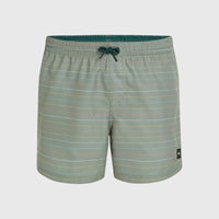 Jack O'Neill Cali First 15'' Badehose | Green First Name Stripe