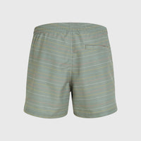 Jack O'Neill Cali First 15'' Badehose | Green First Name Stripe