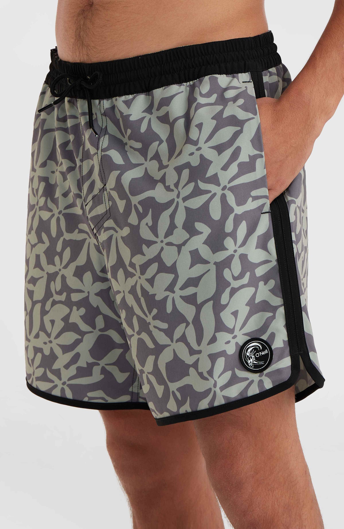 O'Riginals Scallop 16'' Badehose | Green Seagrass